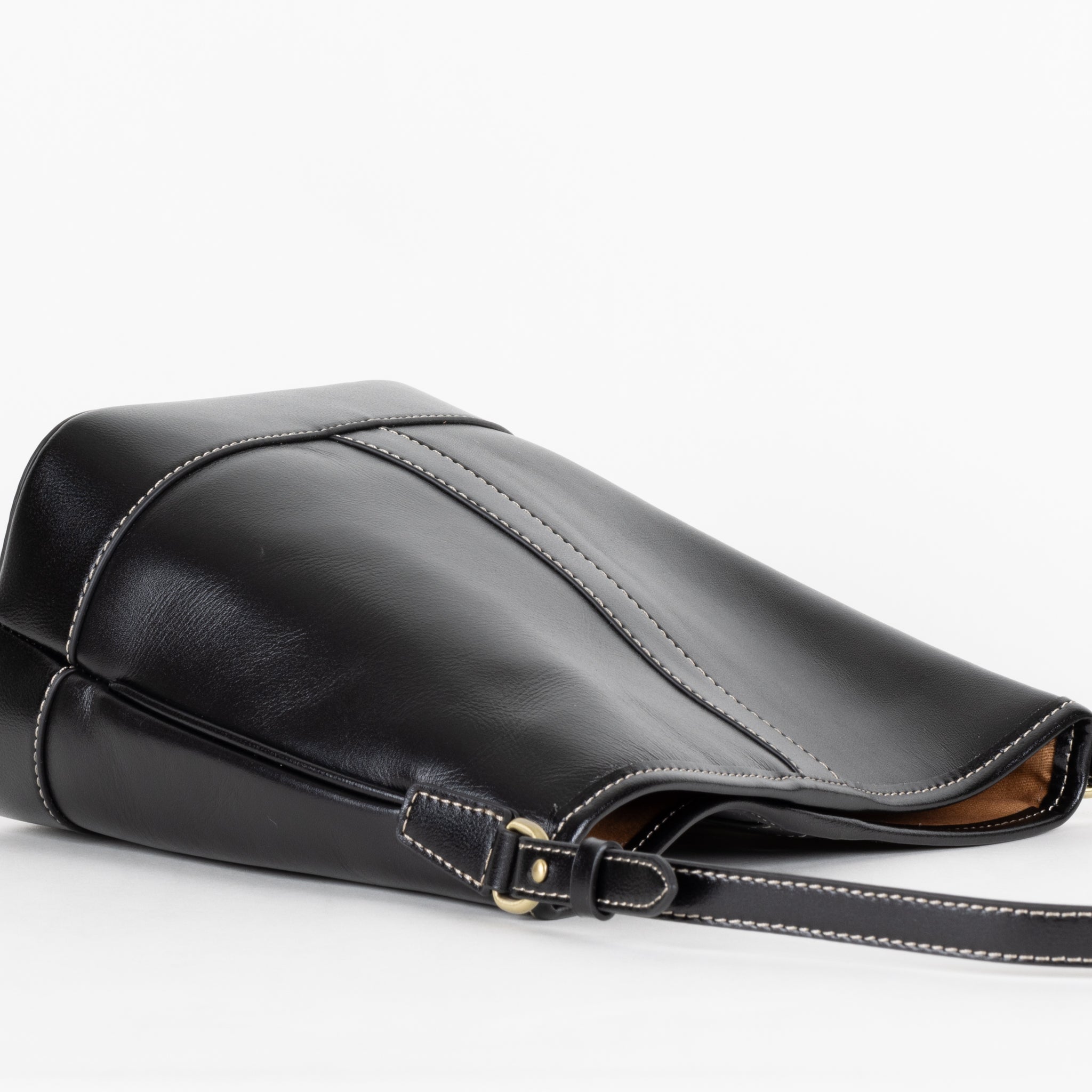 Sac à bandoulière en cuir Sabine 20 - noir