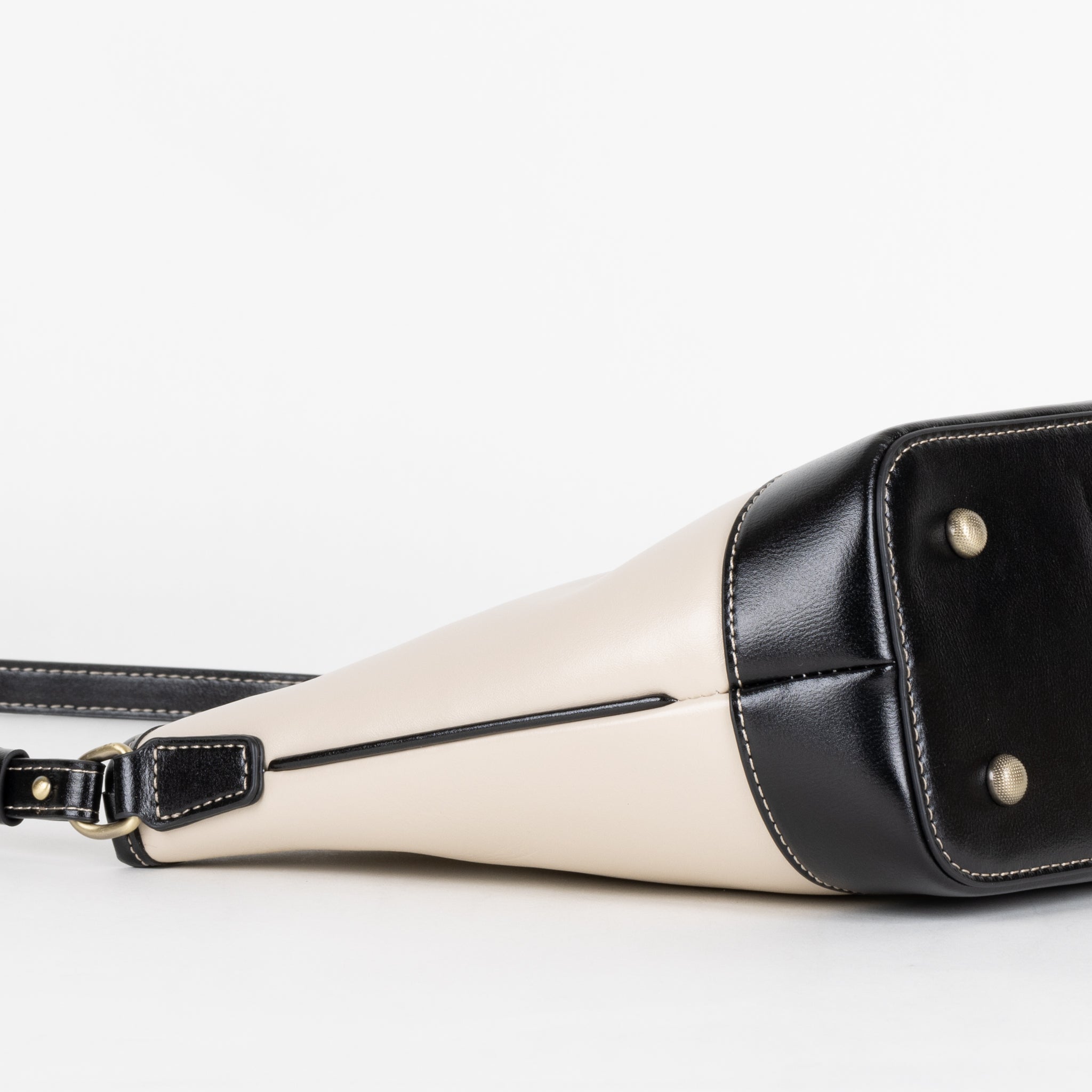 Sac à bandoulière en cuir Sabine 20 - Crème