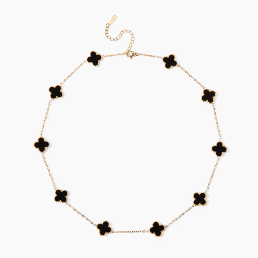 Collier Stella Four -clover 10 trèfle