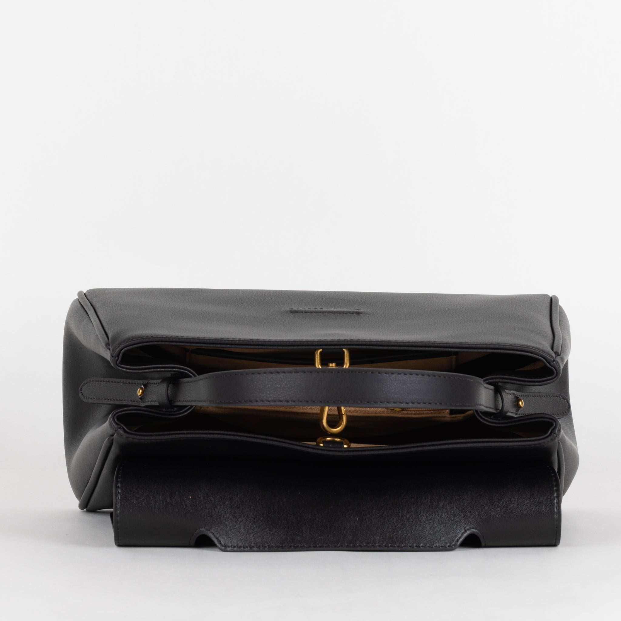 Sac à main en cuir Vanessa 28 - noir