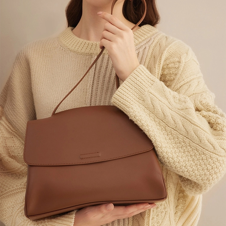 Sac à main en cuir Vanessa 28 - marron