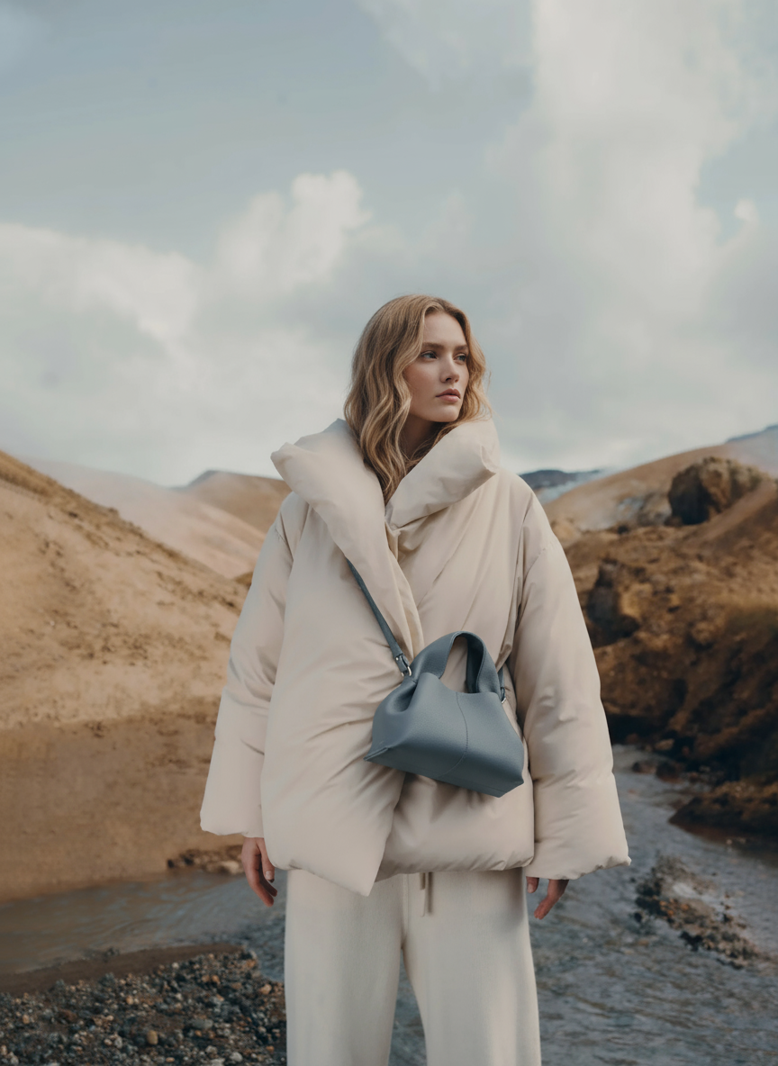 Wexford Petit Nahkainen Käsilaukku 24 - Sininen