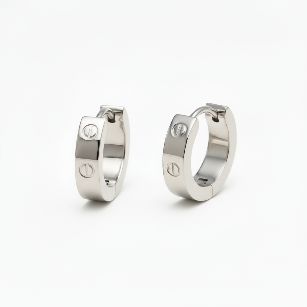 Chloé Silver Love Øreringe