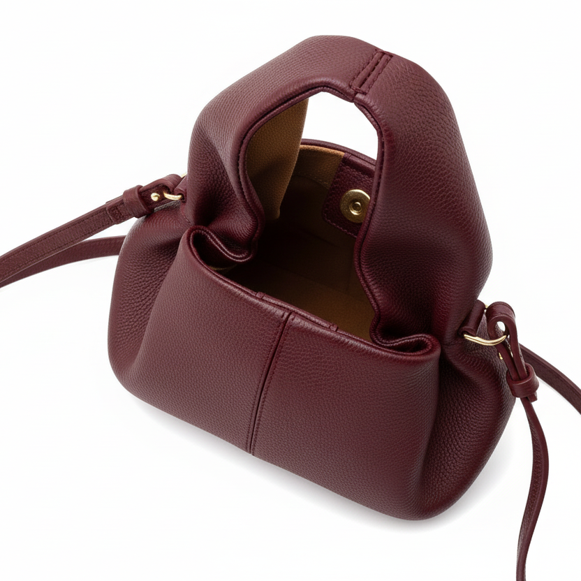 Wexford Petit Leder Handtasche 24 - Schwarz