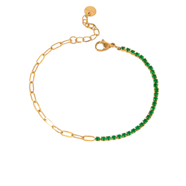 Elettra Grøn Armbånd