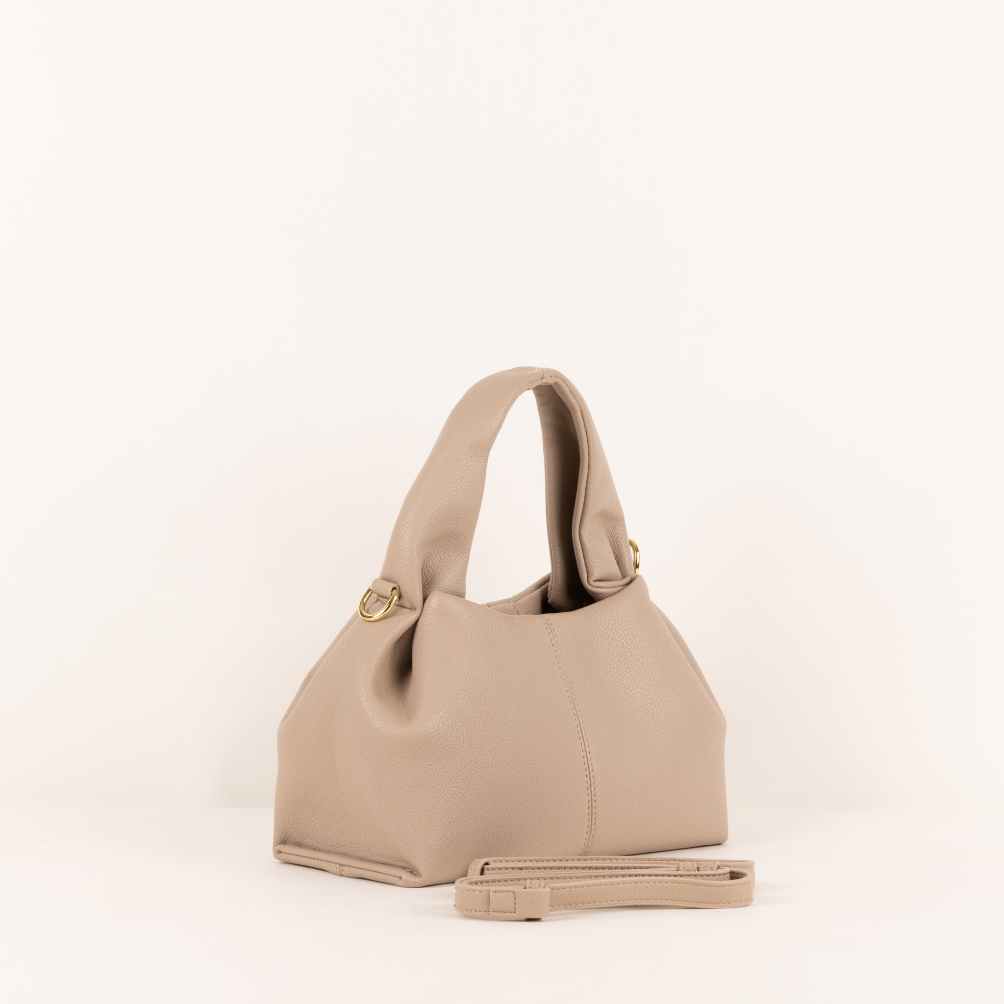 Sabine Leather Shoulder bag 20 - Crème