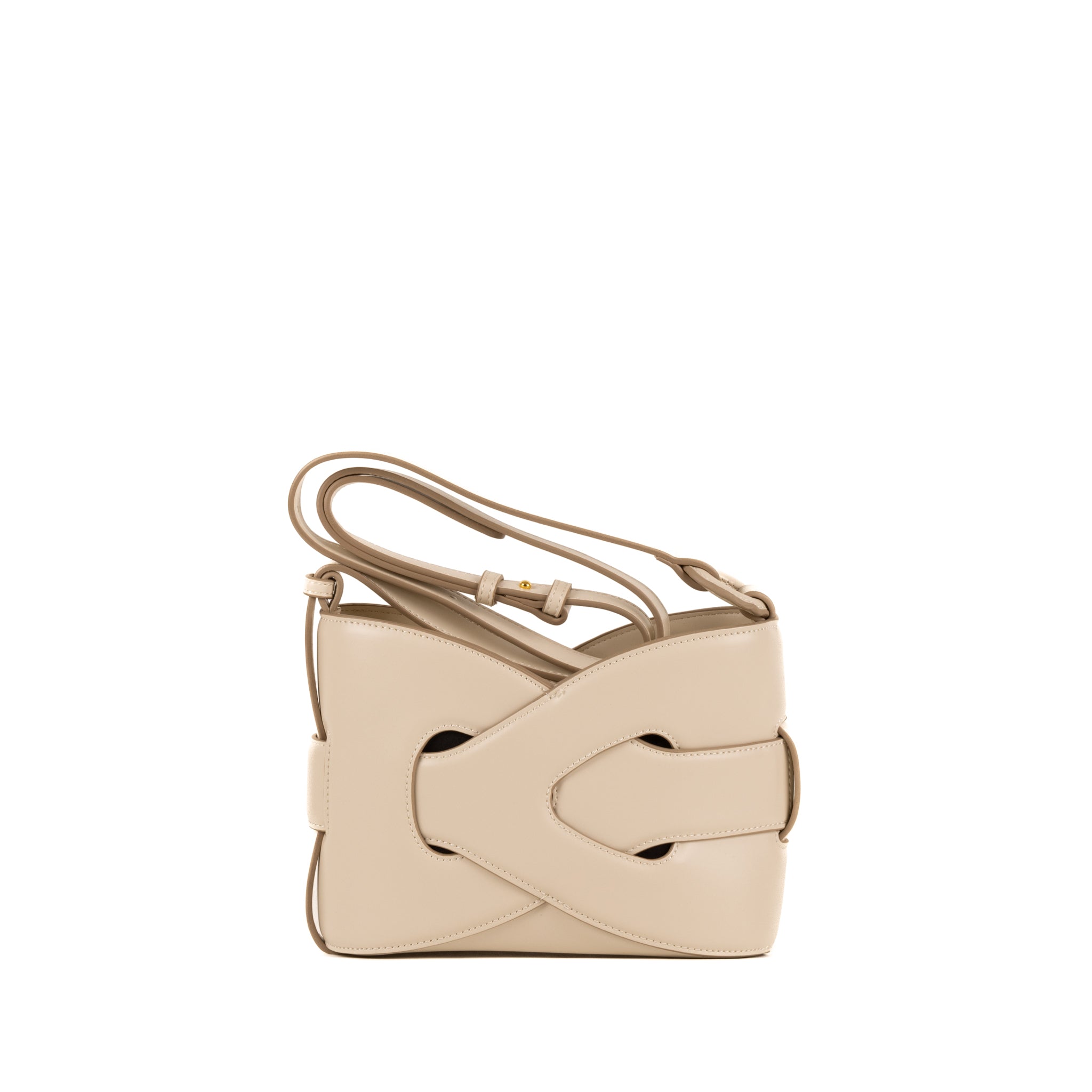 Sabine Leather Shoulder bag 20 - Crème