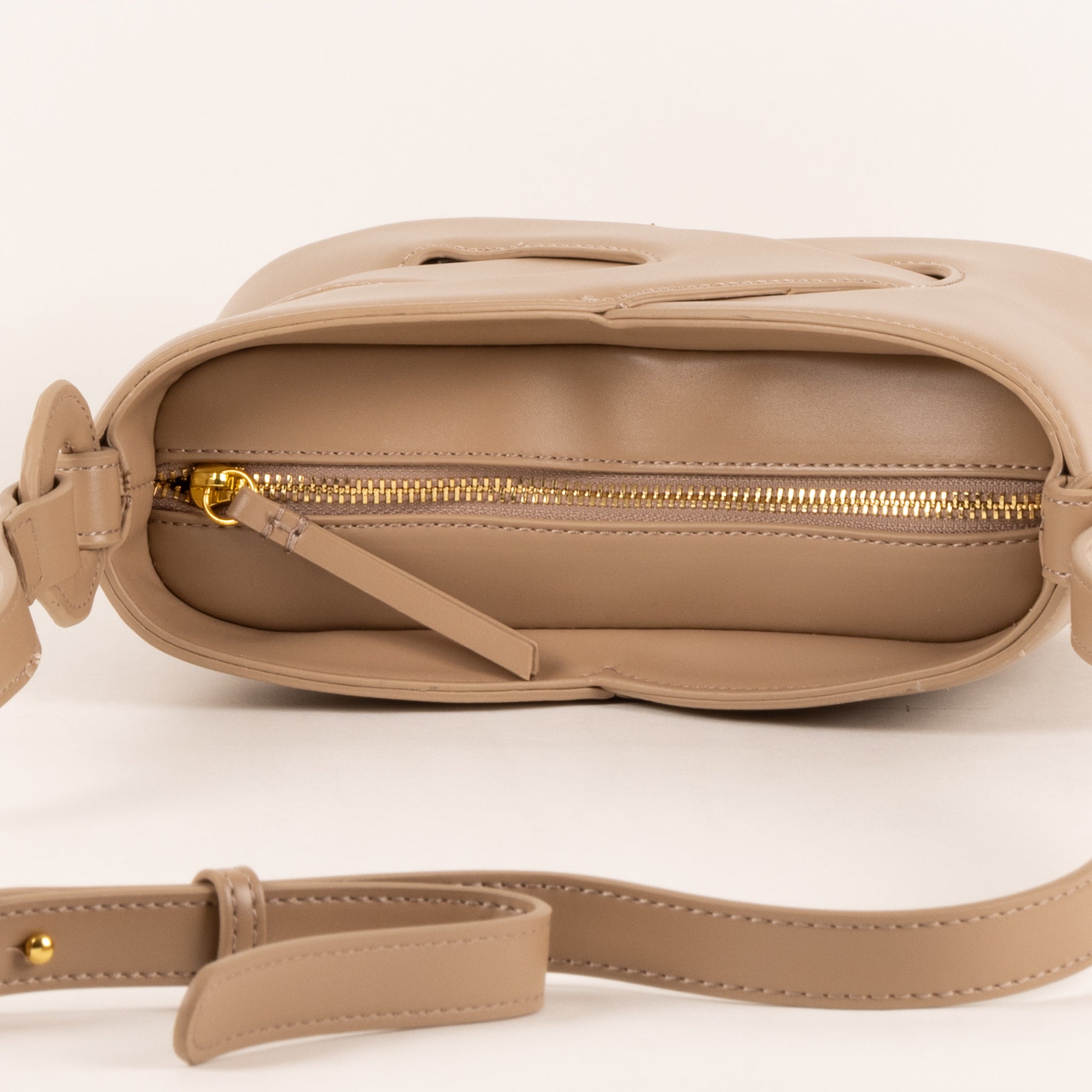 Sabine Leather Shoulder bag 20 - Crème