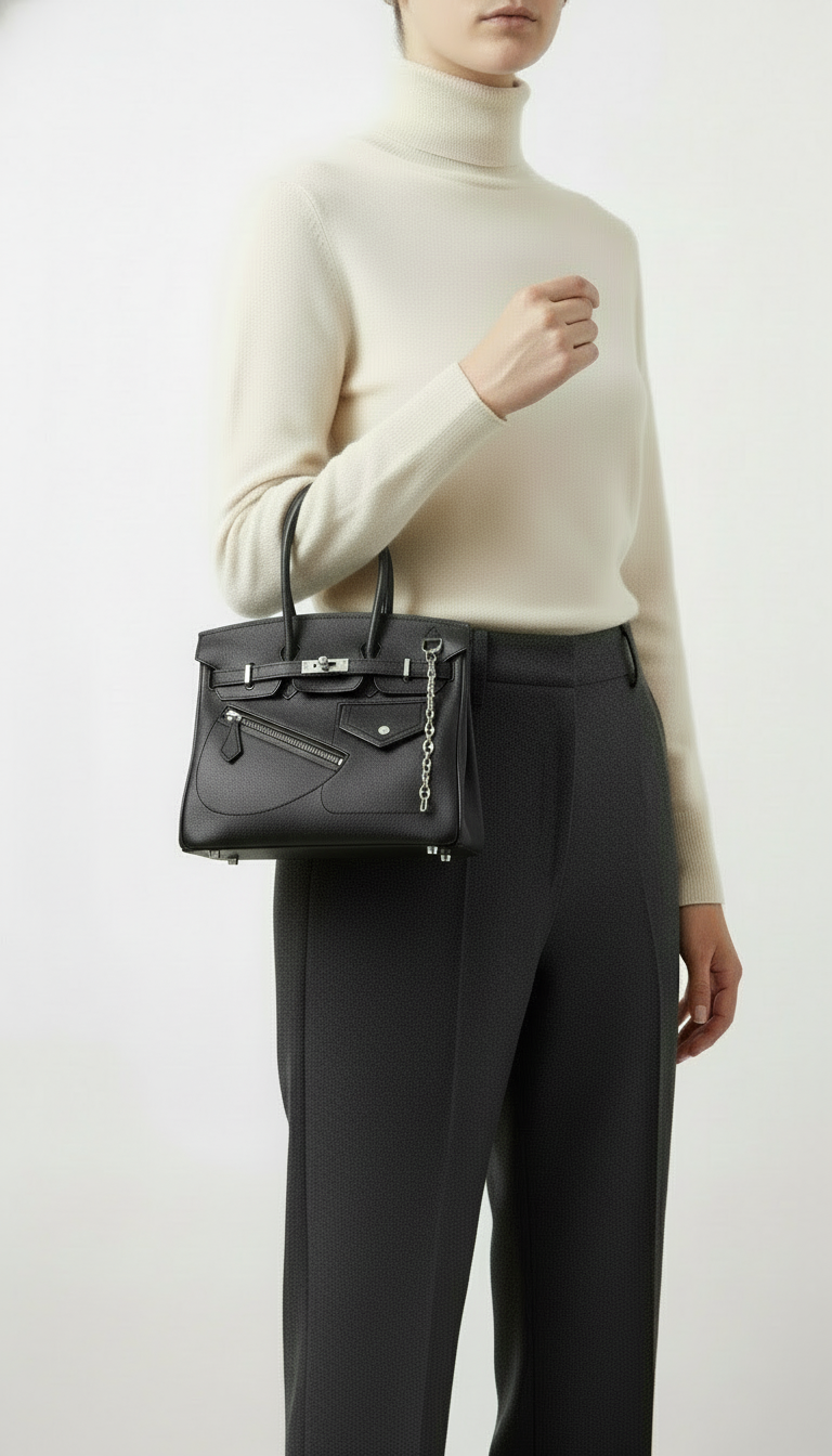 Joelle Nahka Käsilaukku 30 - Musta