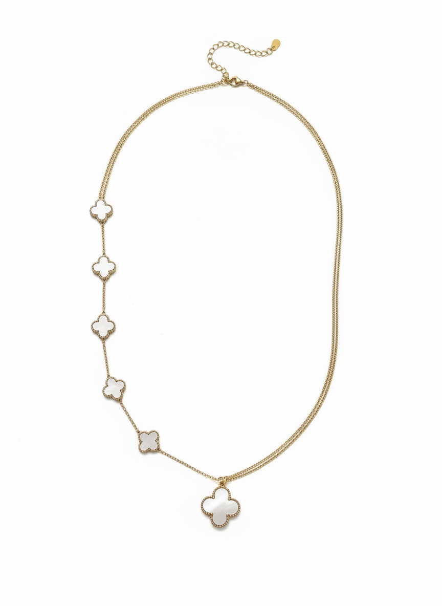 Diana Firkløver Halskæde 10 Kløver