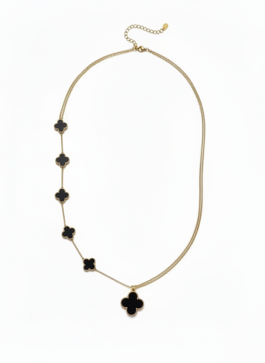 Diana Firkløver Halskæde 10 Kløver