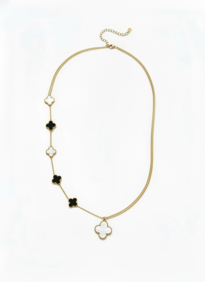 Diana Firkløver Halskæde 10 Kløver