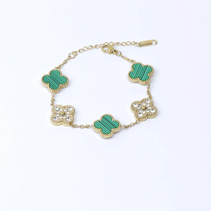Bracelet suhan quatre feuilles