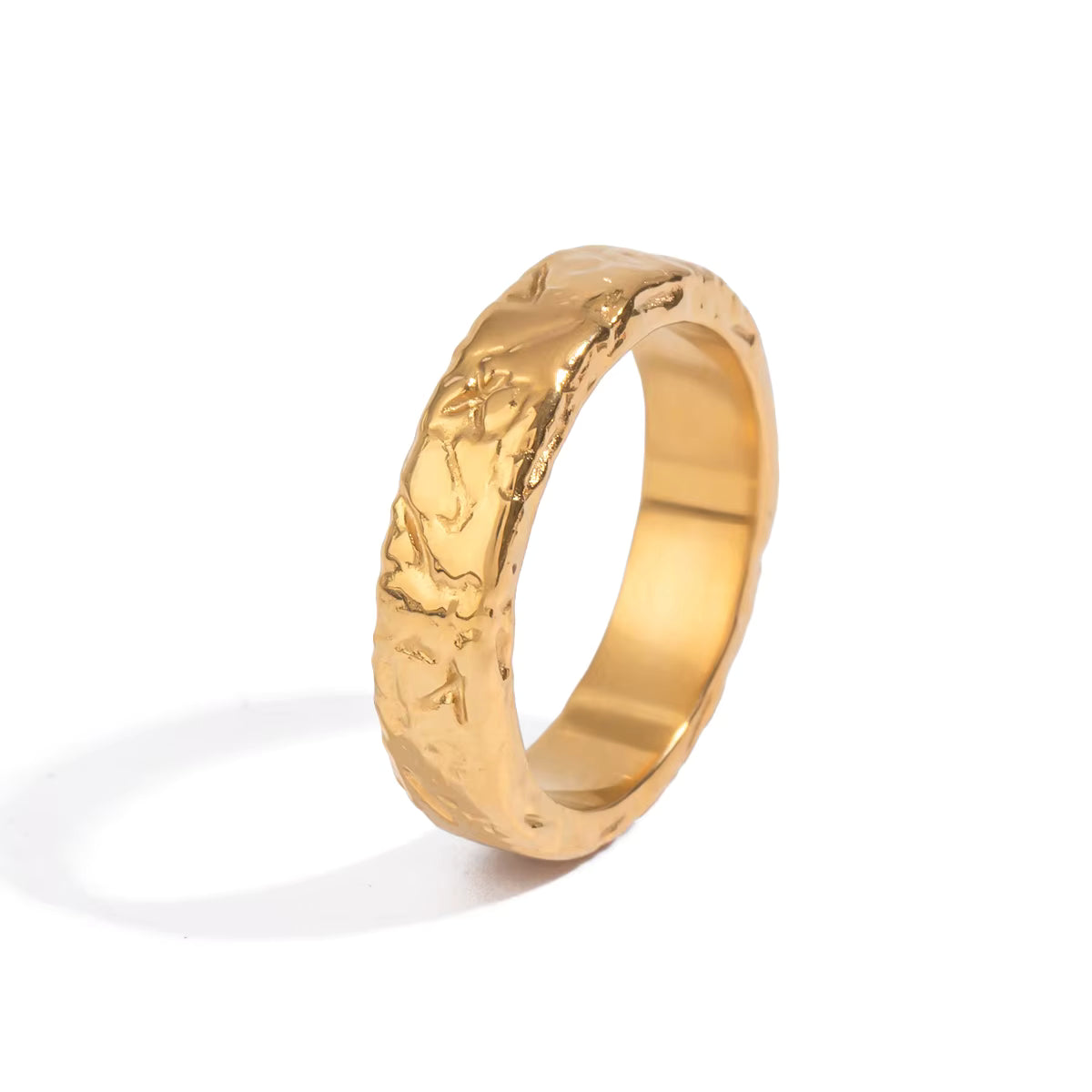 Oktogonaler Ring aus Sterlingsilber