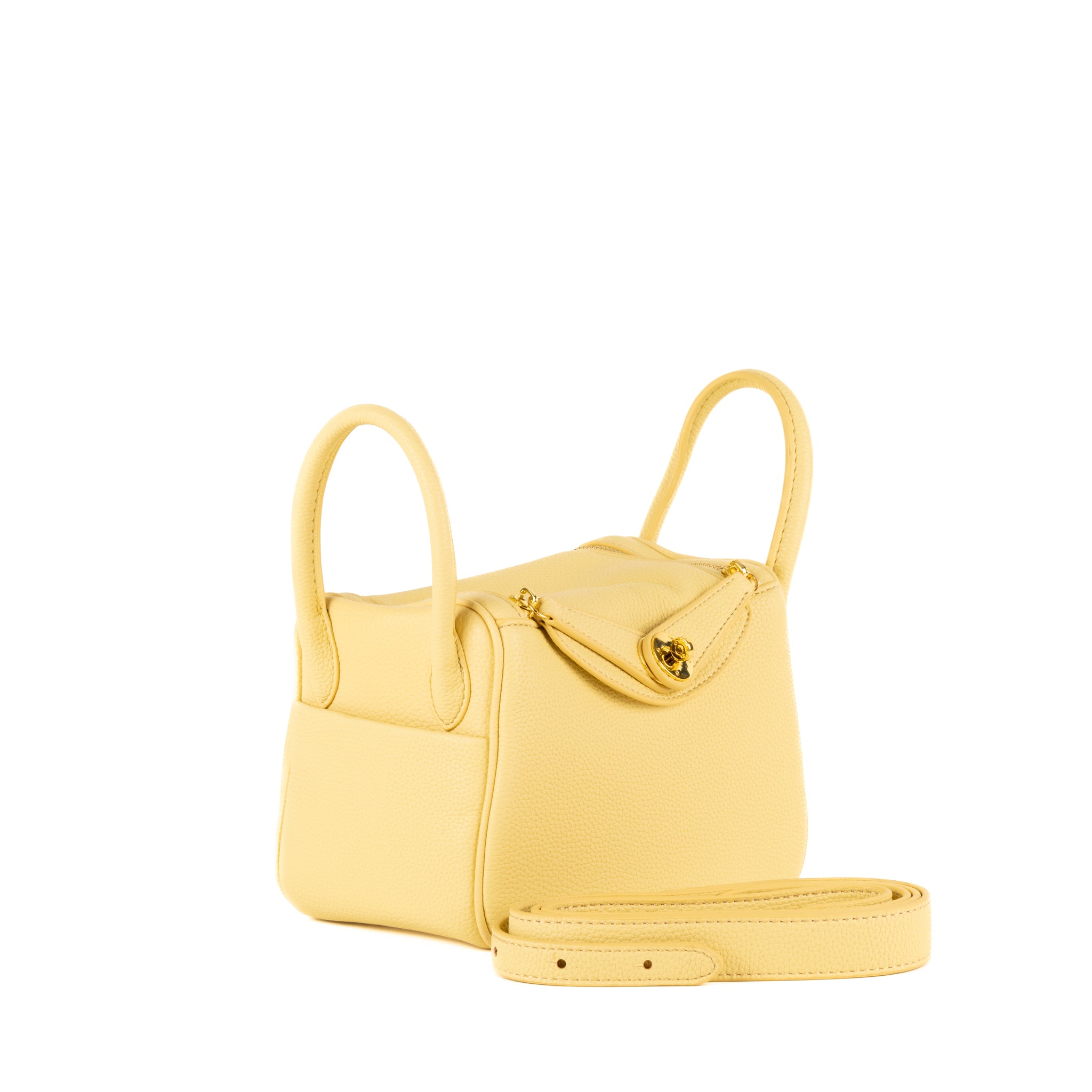 Sac porté épaule Sabine en cuir 20 - Crème