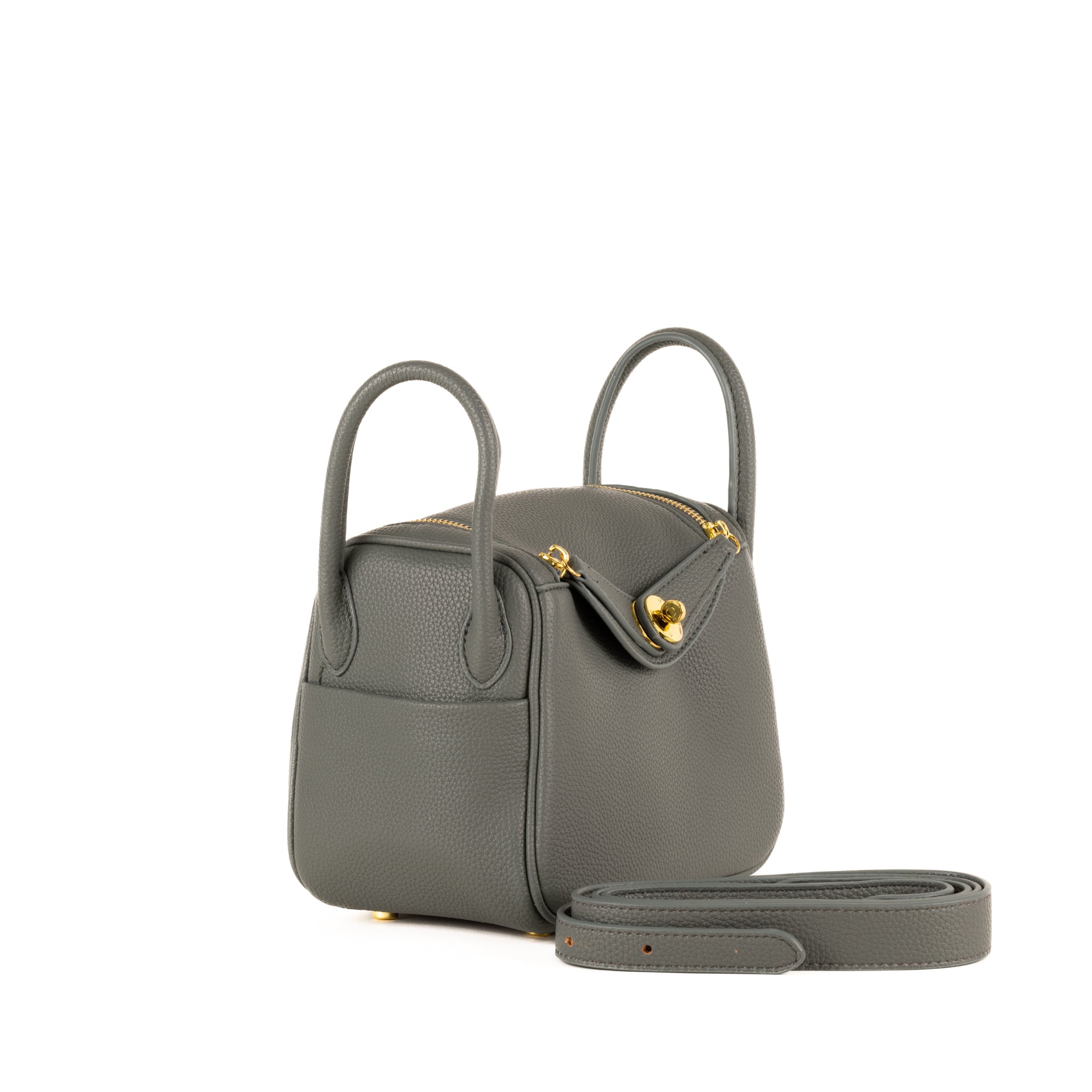 Sac porté épaule Sabine en cuir 20 - Crème