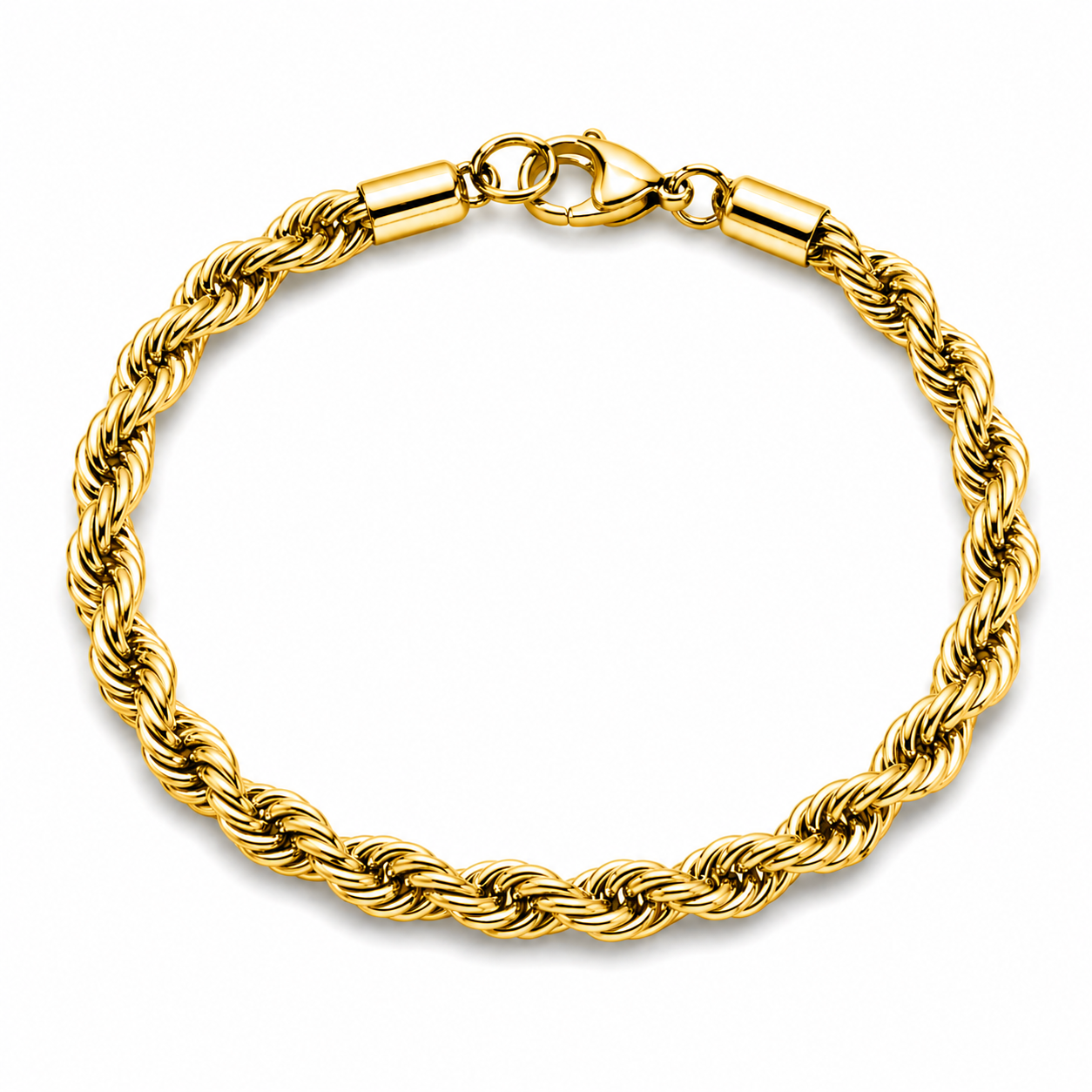 Aurelio Rope Armband - Guldfärgat - 5mm