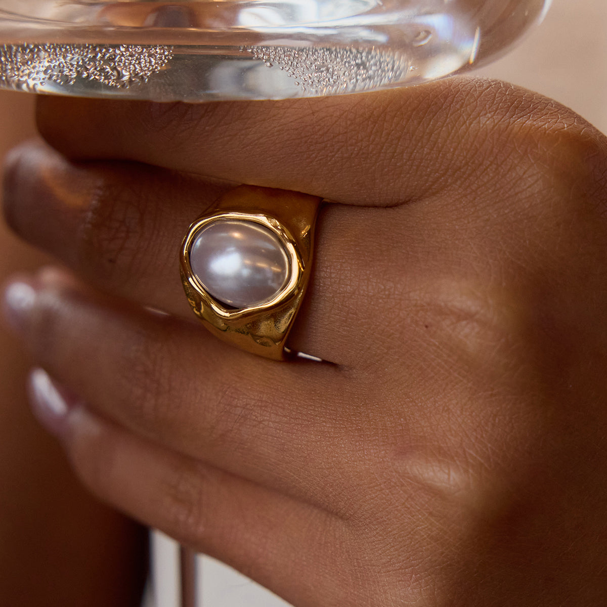 Aurora Pearl Ring