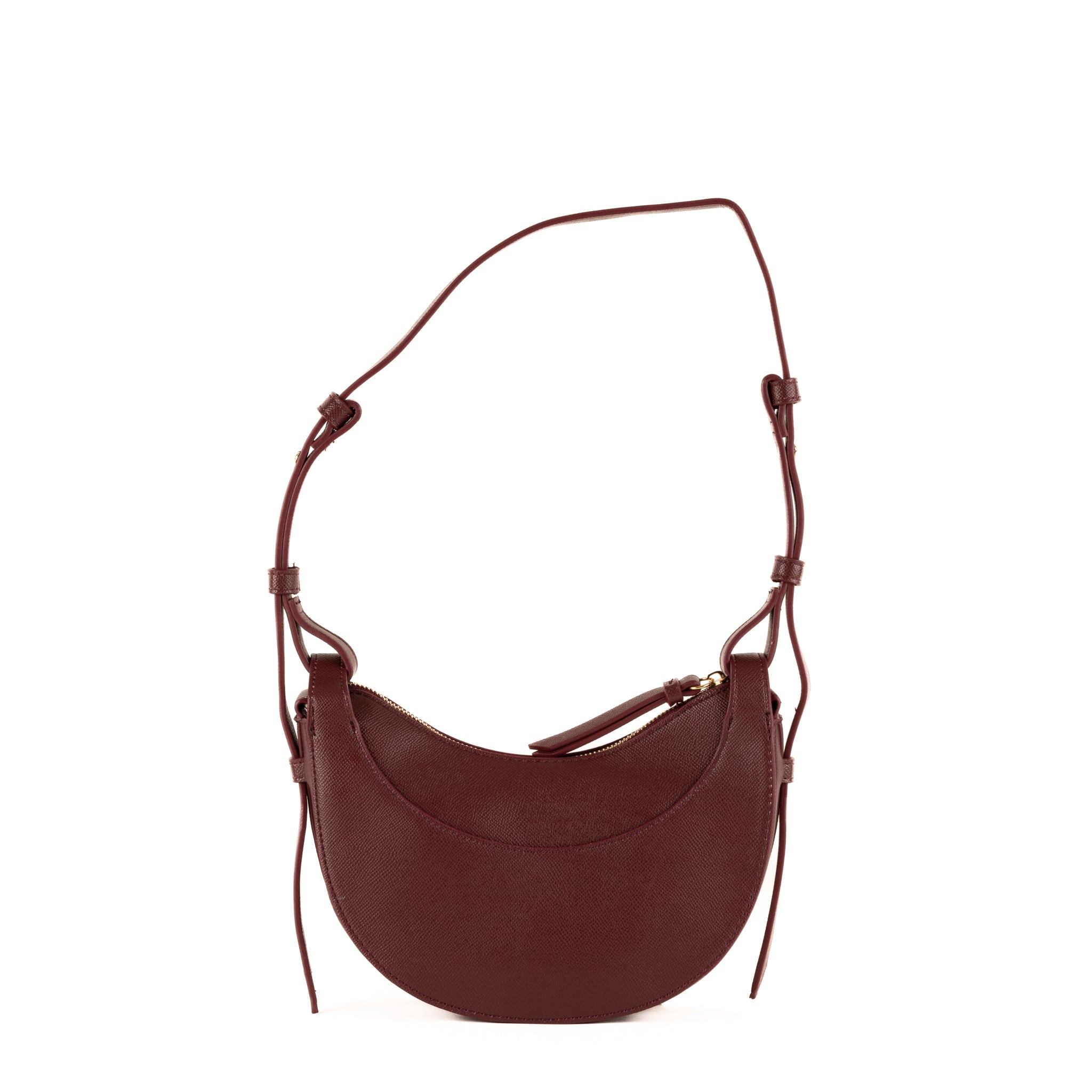 Sac porté épaule Sabine en cuir 20 - Crème