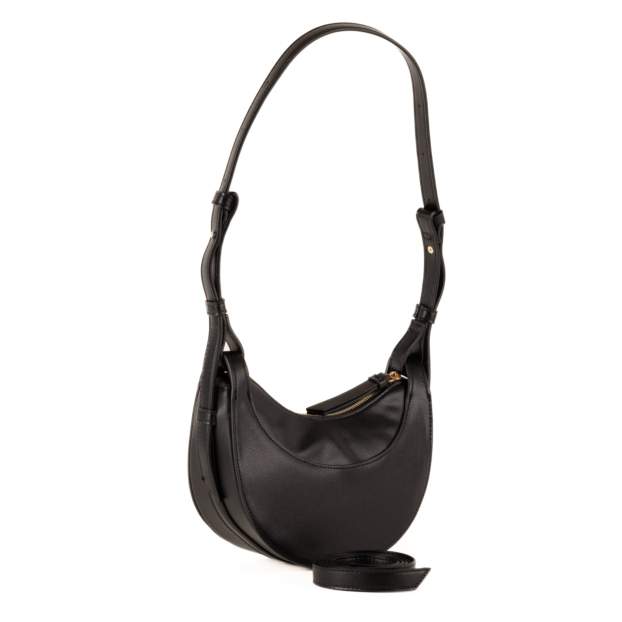 Sac porté épaule Sabine en cuir 20 - Crème