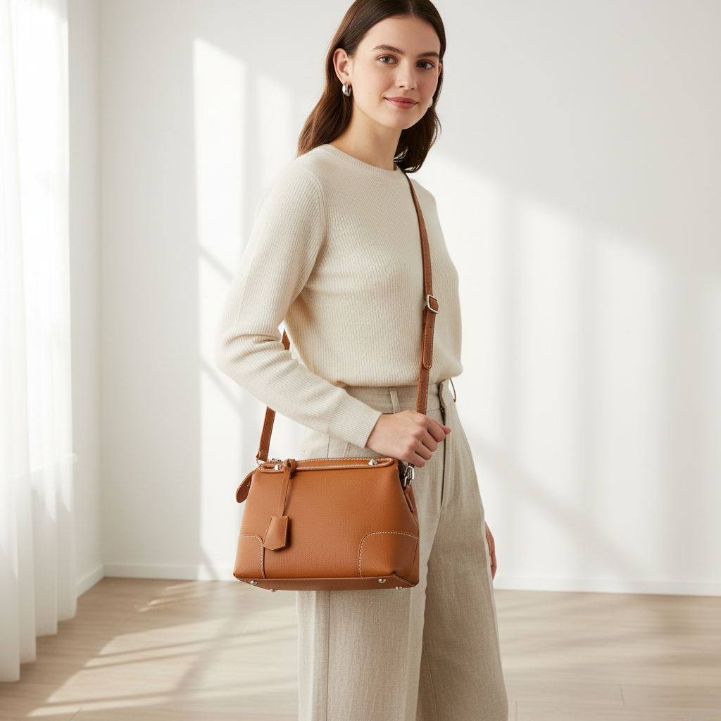 Brecon Käsilaukku 30 - Kamelinvärinen