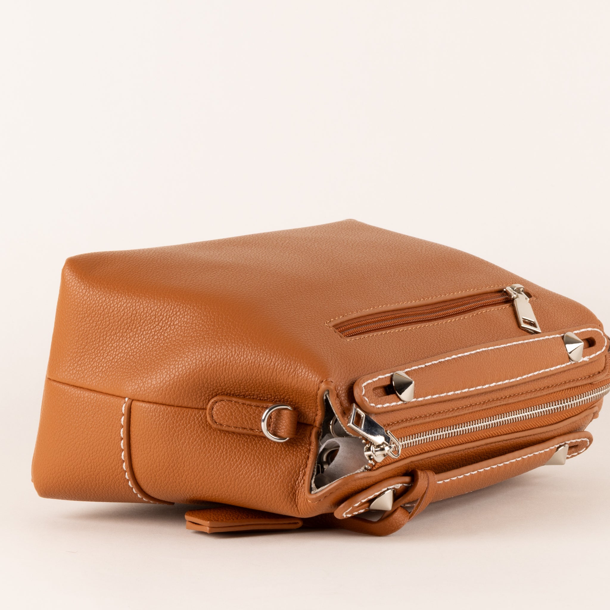 Sabine Leather Shoulder bag 20 - Crème