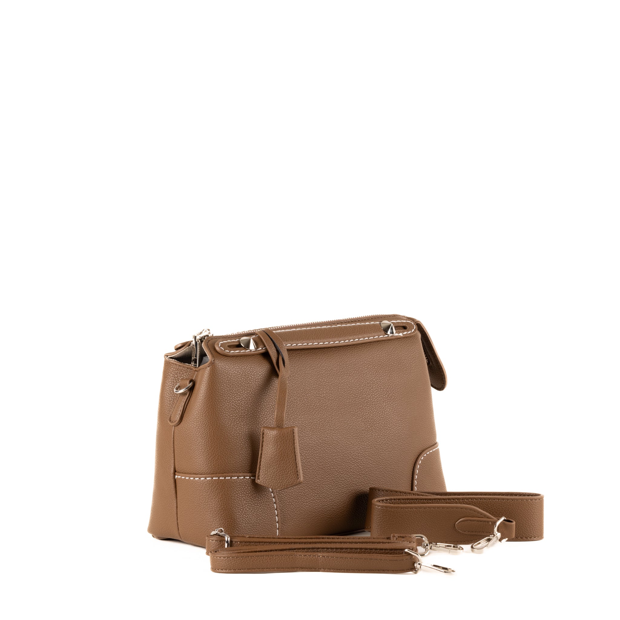 Sabine Leather Shoulder bag 20 - Crème