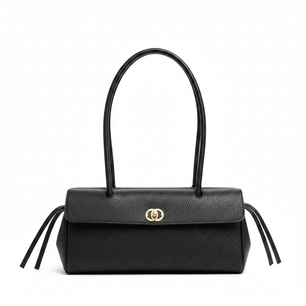 Céleste Läder Handväska 30 - Black