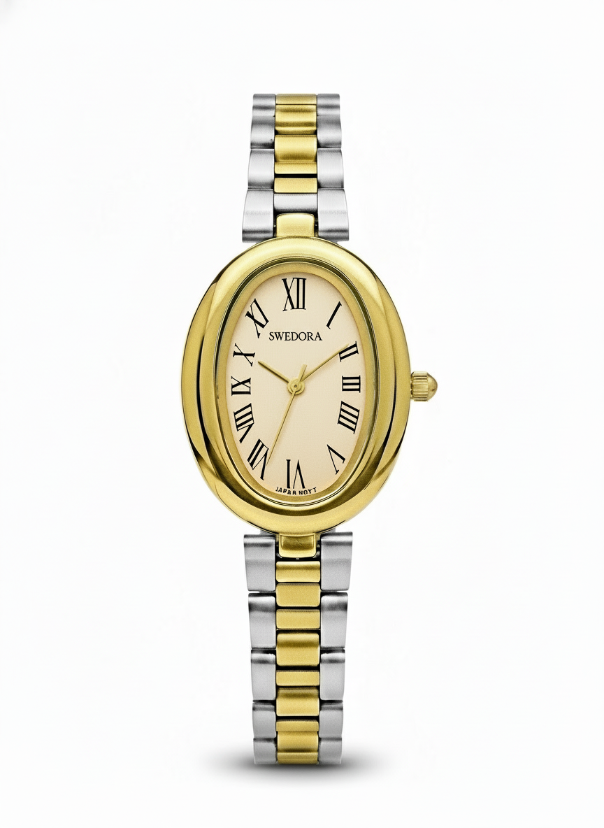 Chloe Klocka Silver/Gold2