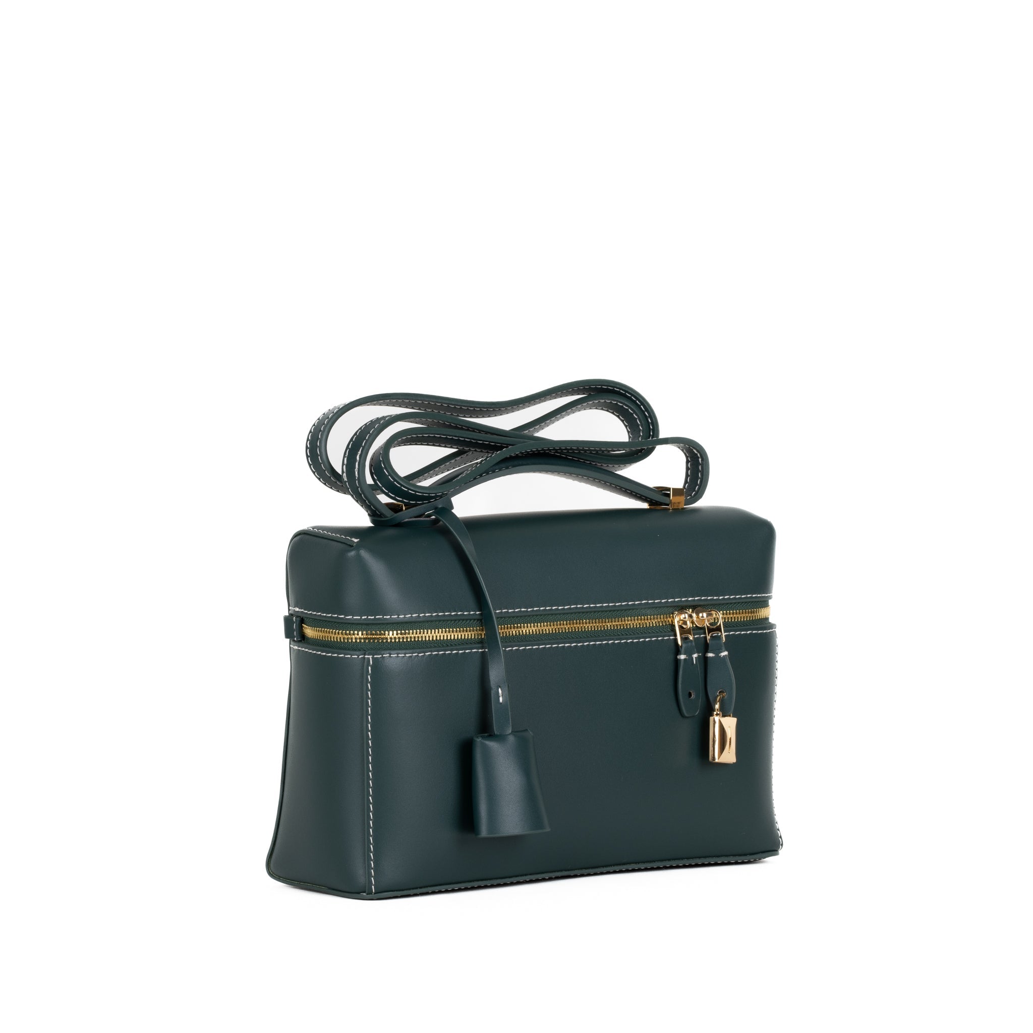 Sac à main en cuir Coralie 23 - vert