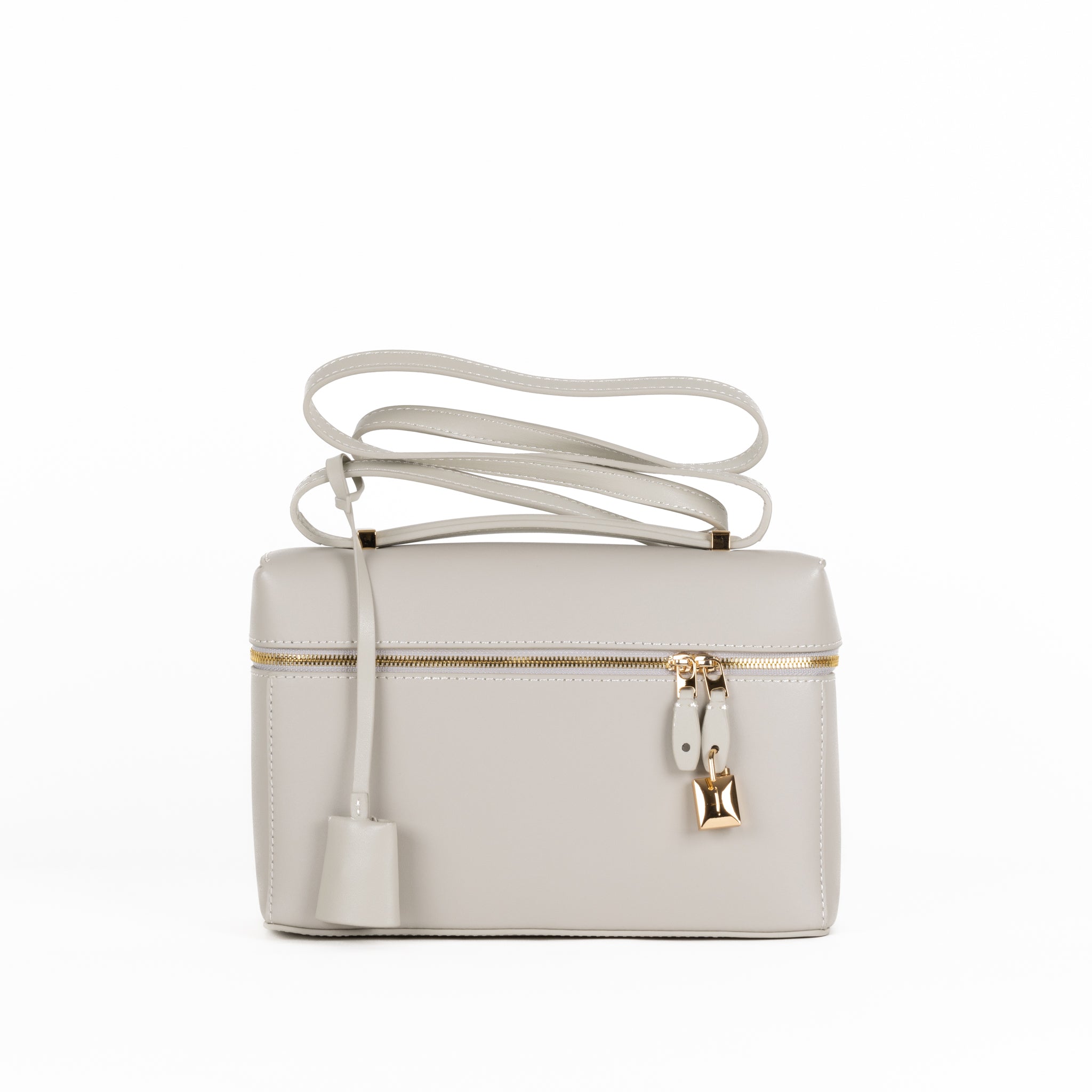 Sac à main en cuir Coralie 23 - crème