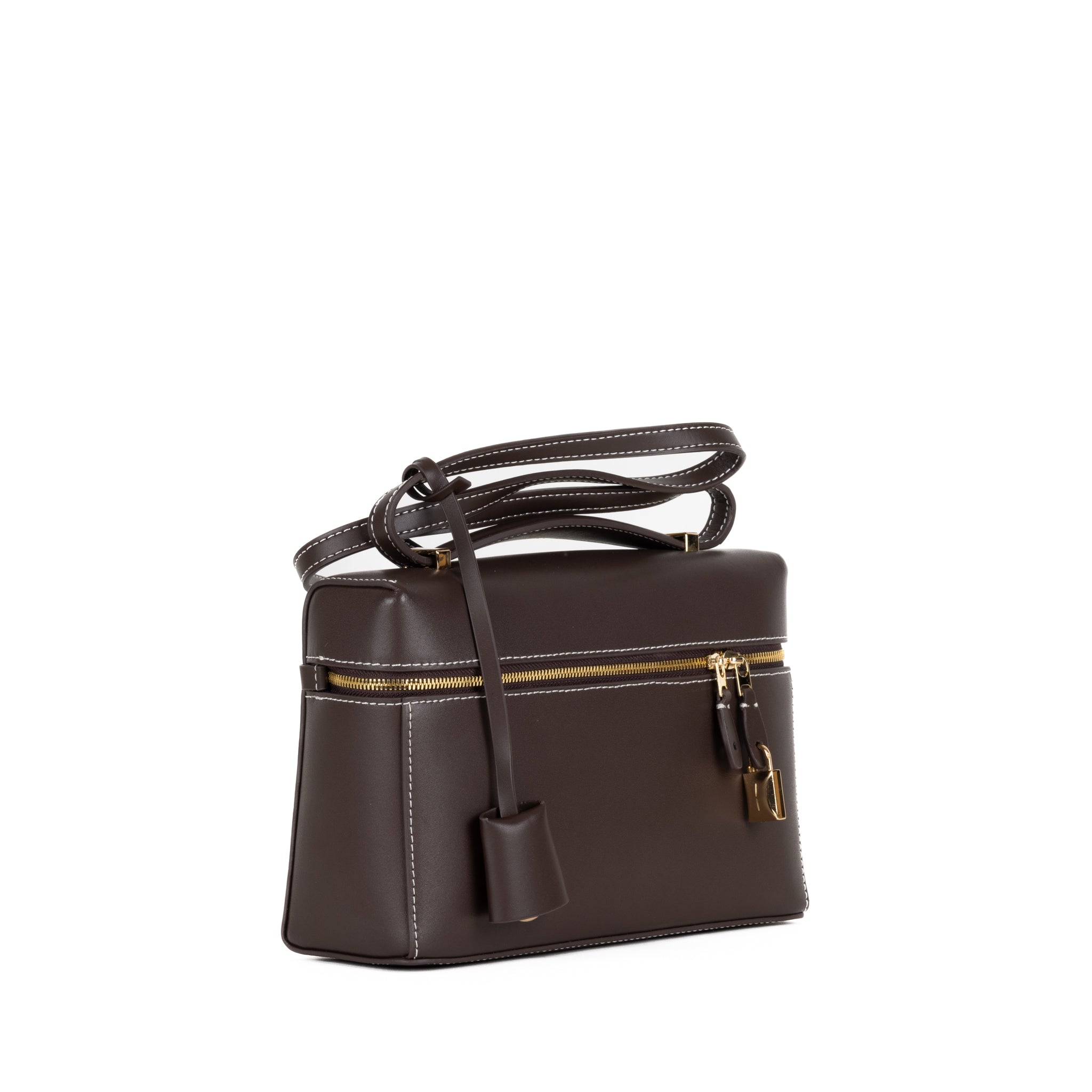 Sac à main en cuir Coralie 23 - marron
