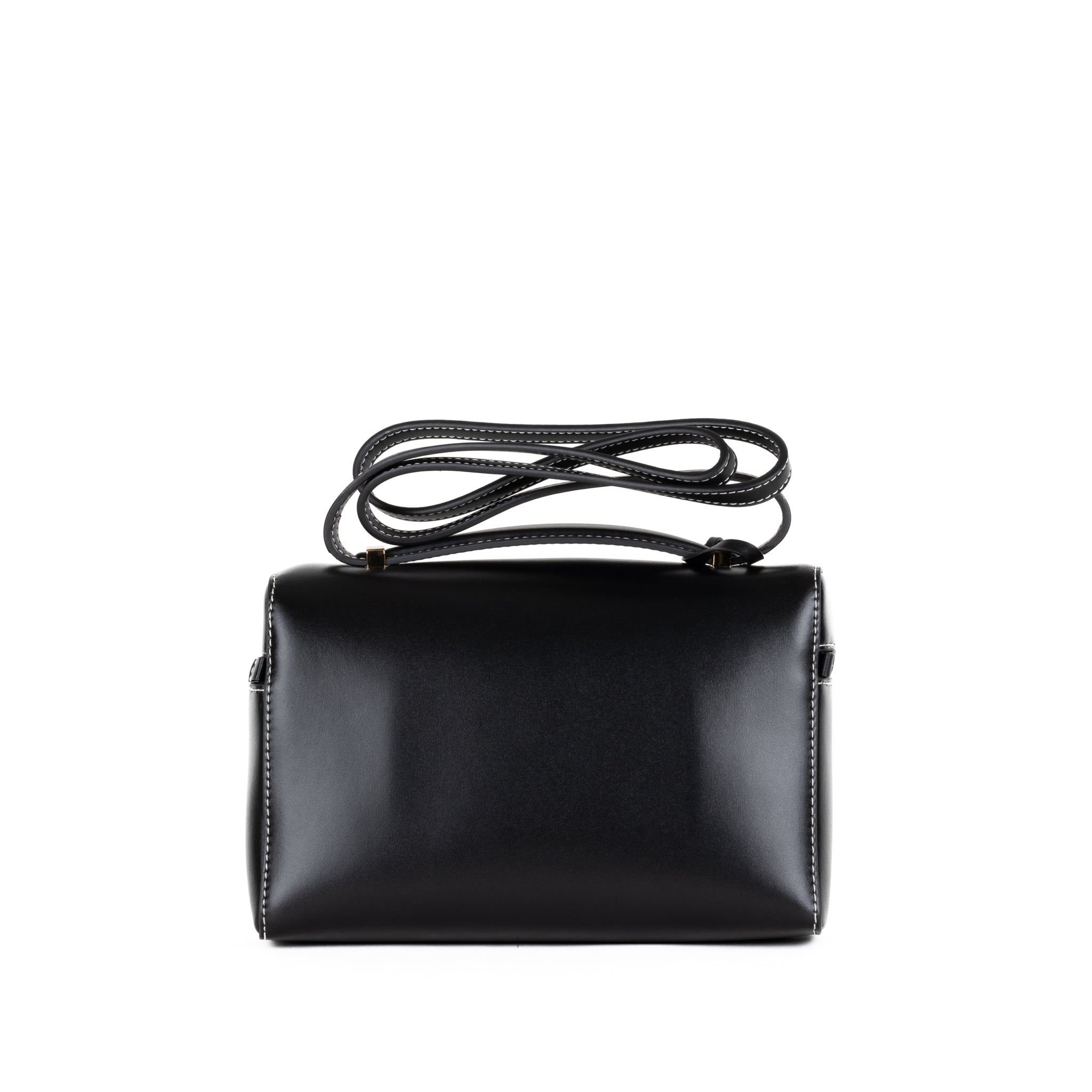 Coralie Leather Handbag 23 - Black