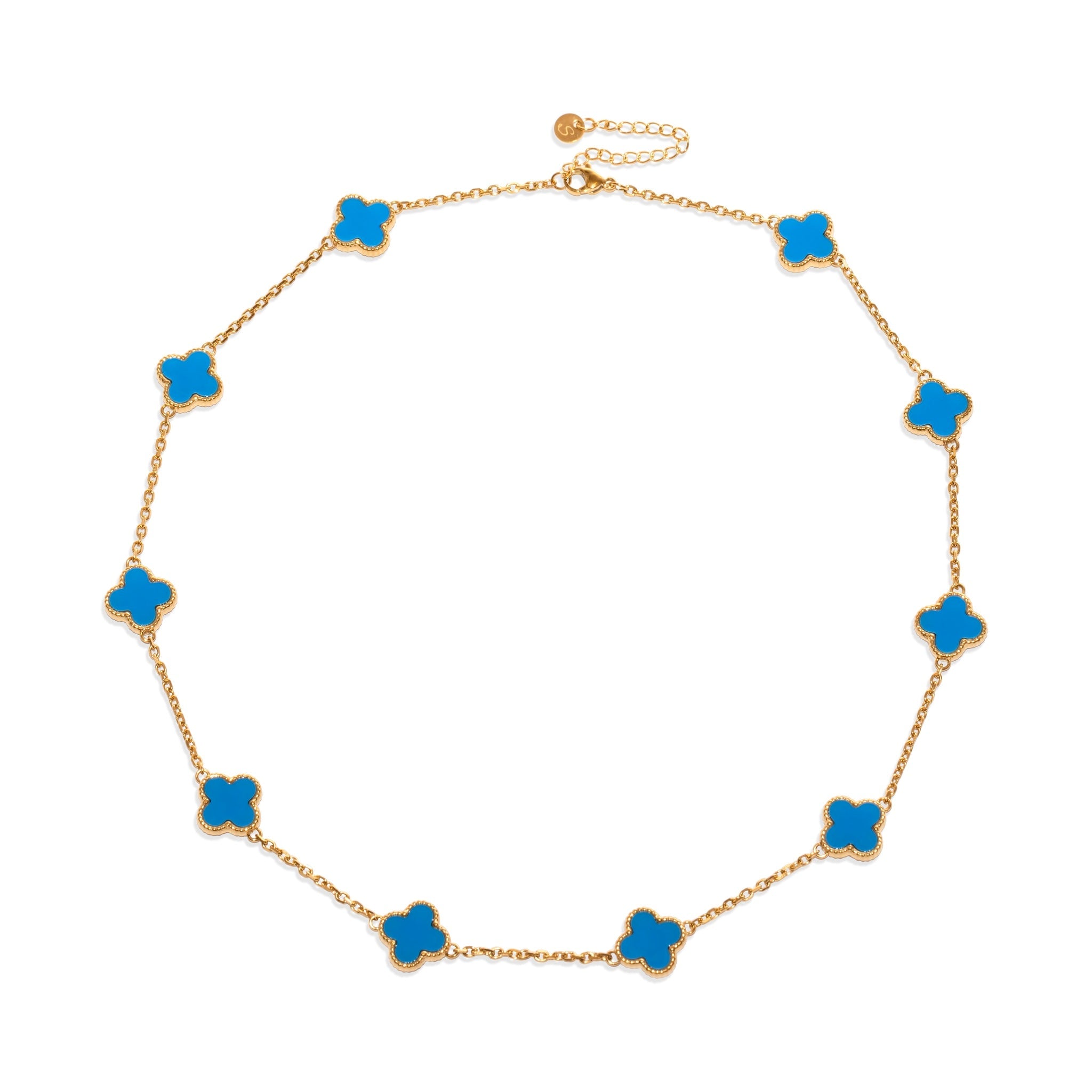Azzurra 10 Klöver Halsband