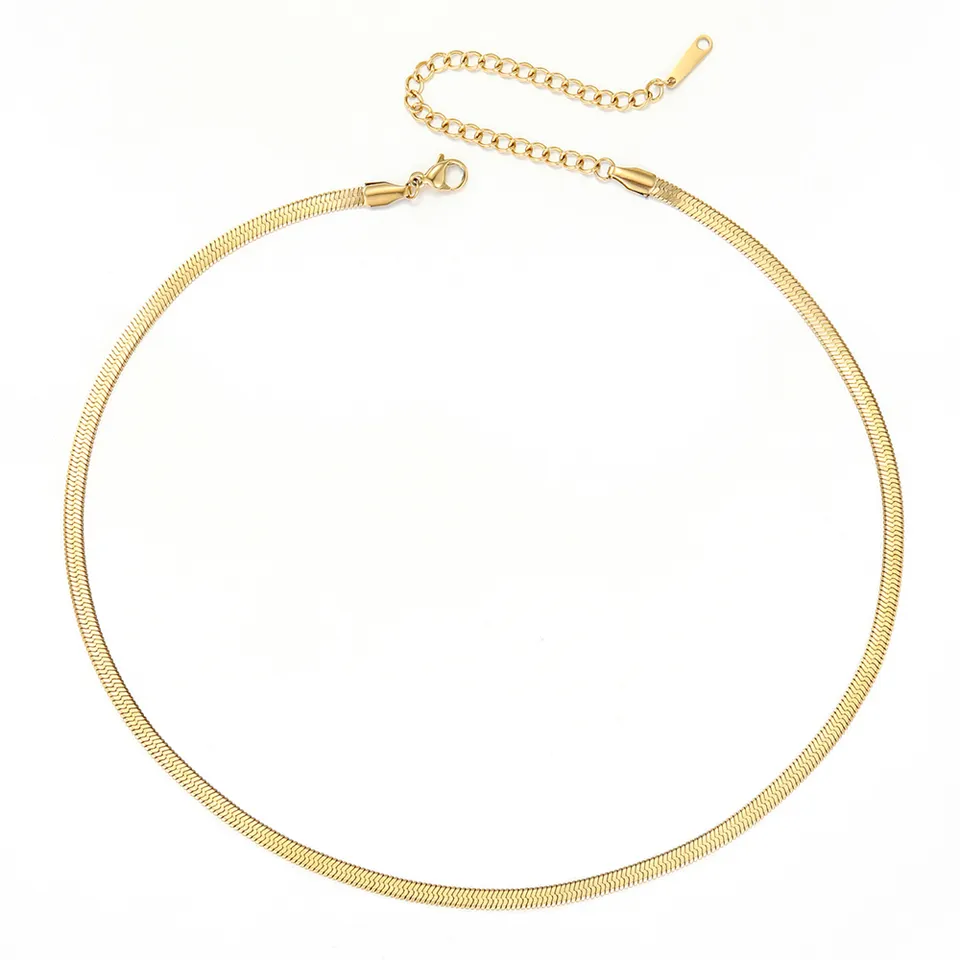 Rolly Snake chain Halsband 4 mm