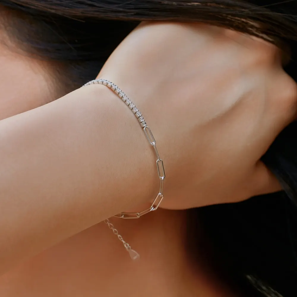 Elettra Silver Bracelet