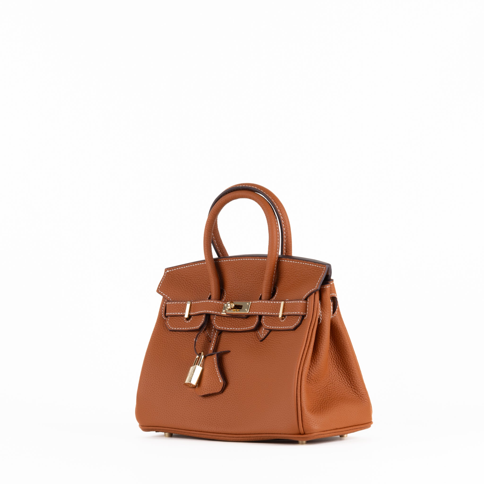 Ella Leather Handbag 25 - Brown