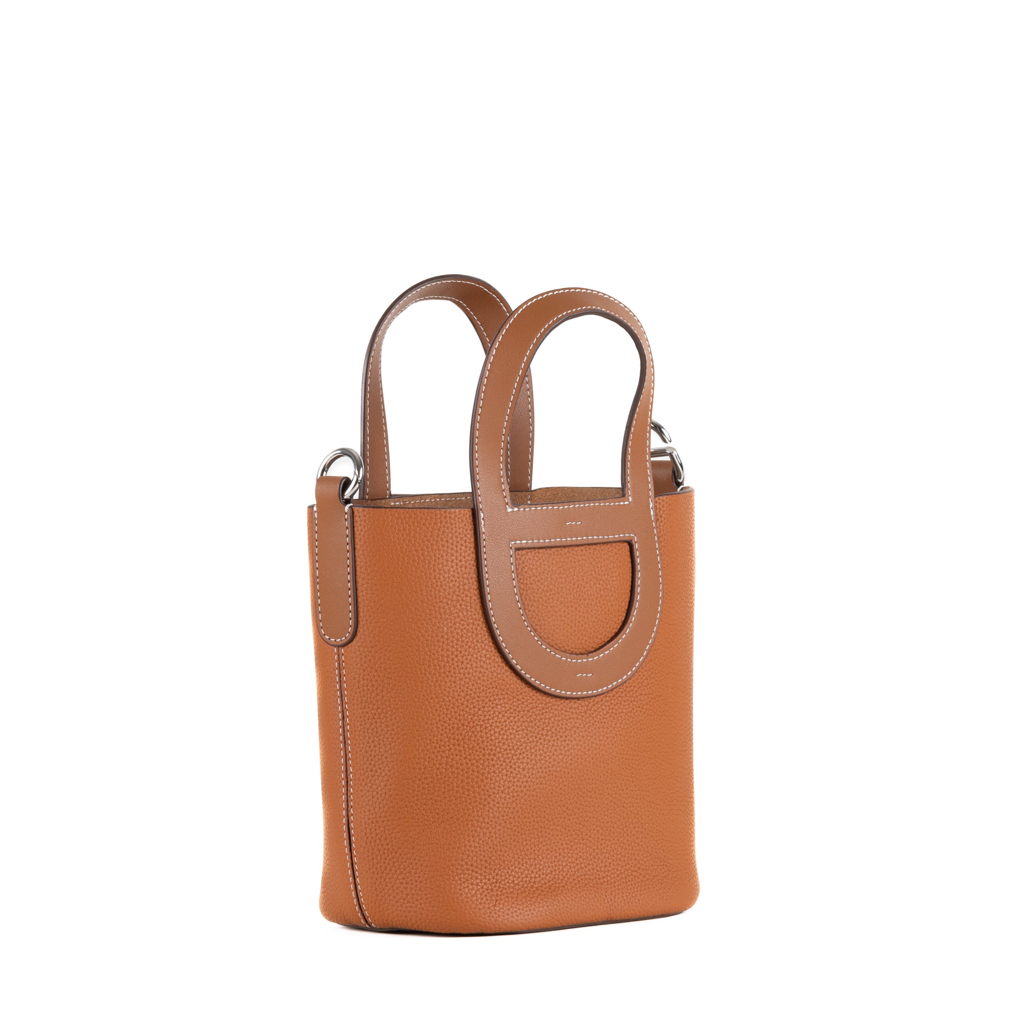 Elodie Leather Handbag 18 - Camel