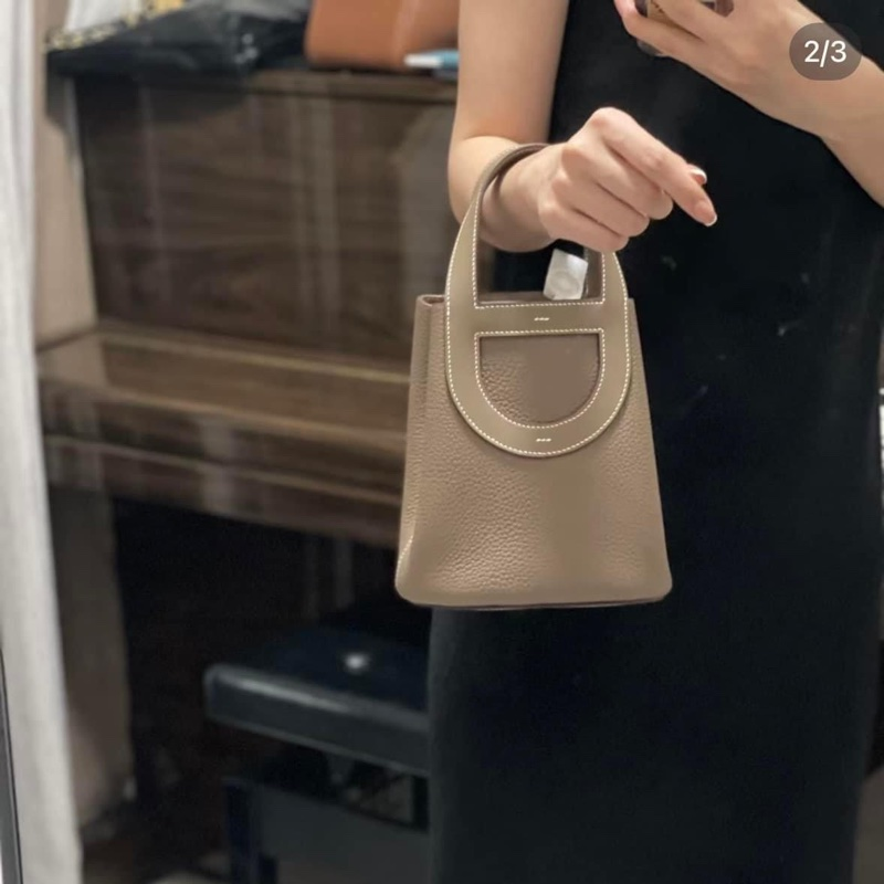 Sac à main en cuir Elodie 18 - Umber