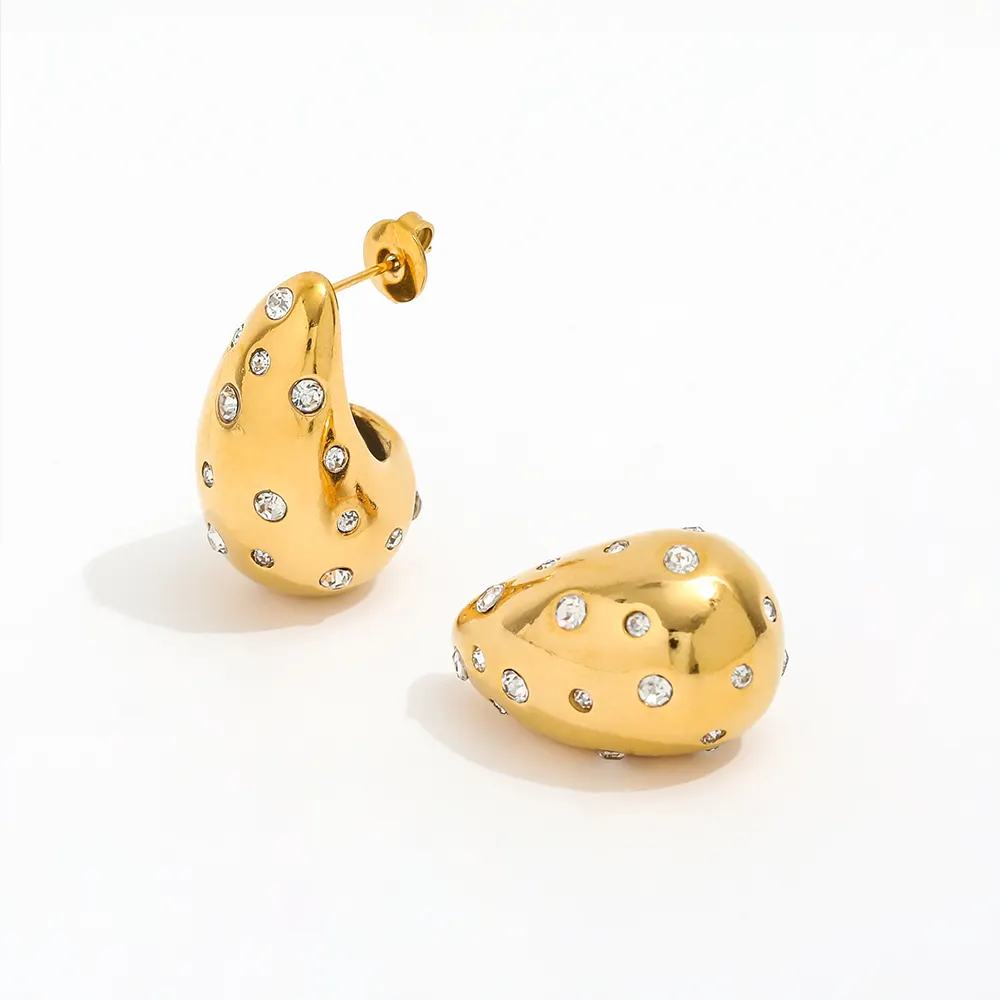 Elowen Drop Earrings Strass