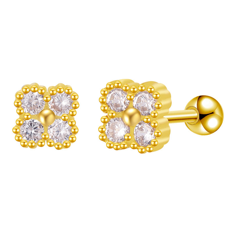 Letizia Four Leaf Clover Earrings