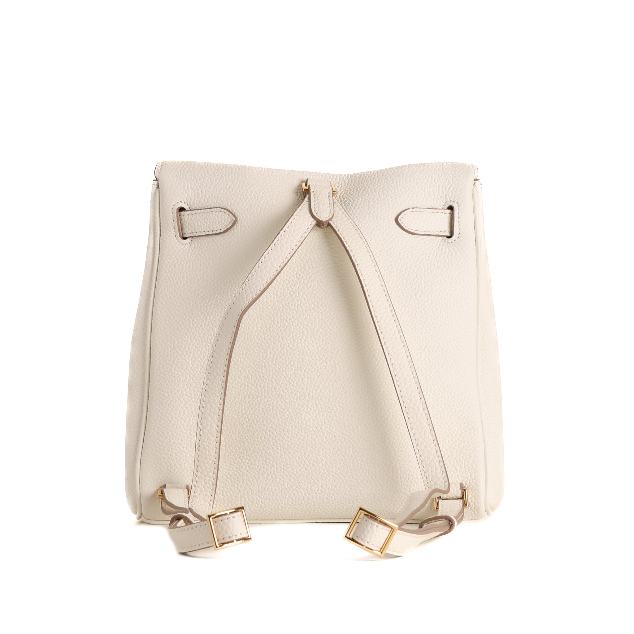 Fernanda leather backpack 22 - Crème