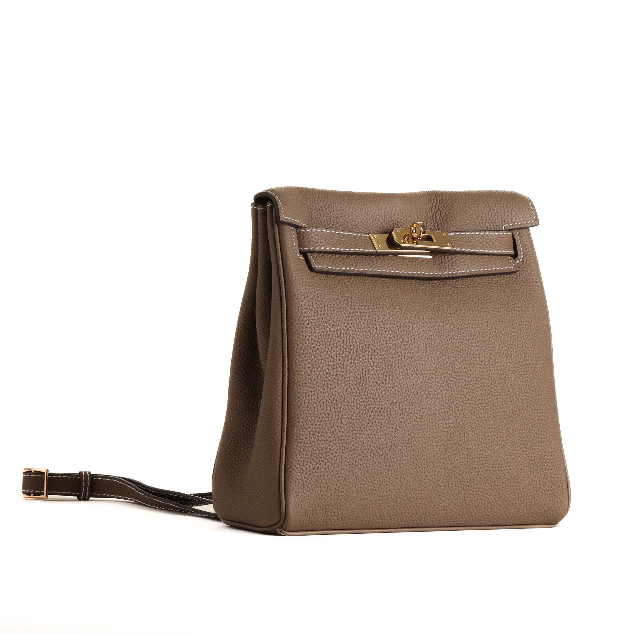 Sac à dos en cuir Fernanda 22- Umber