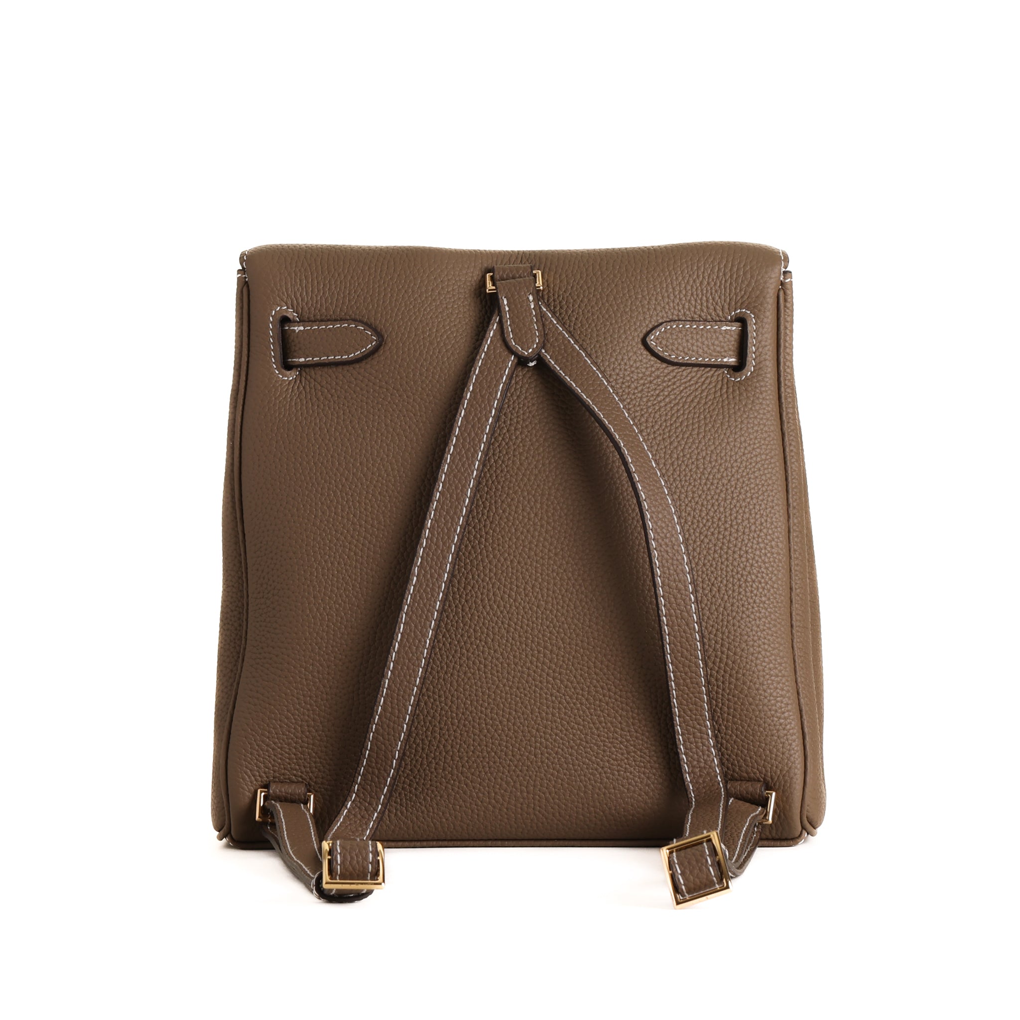 Fernanda leather backpack 22- Umber