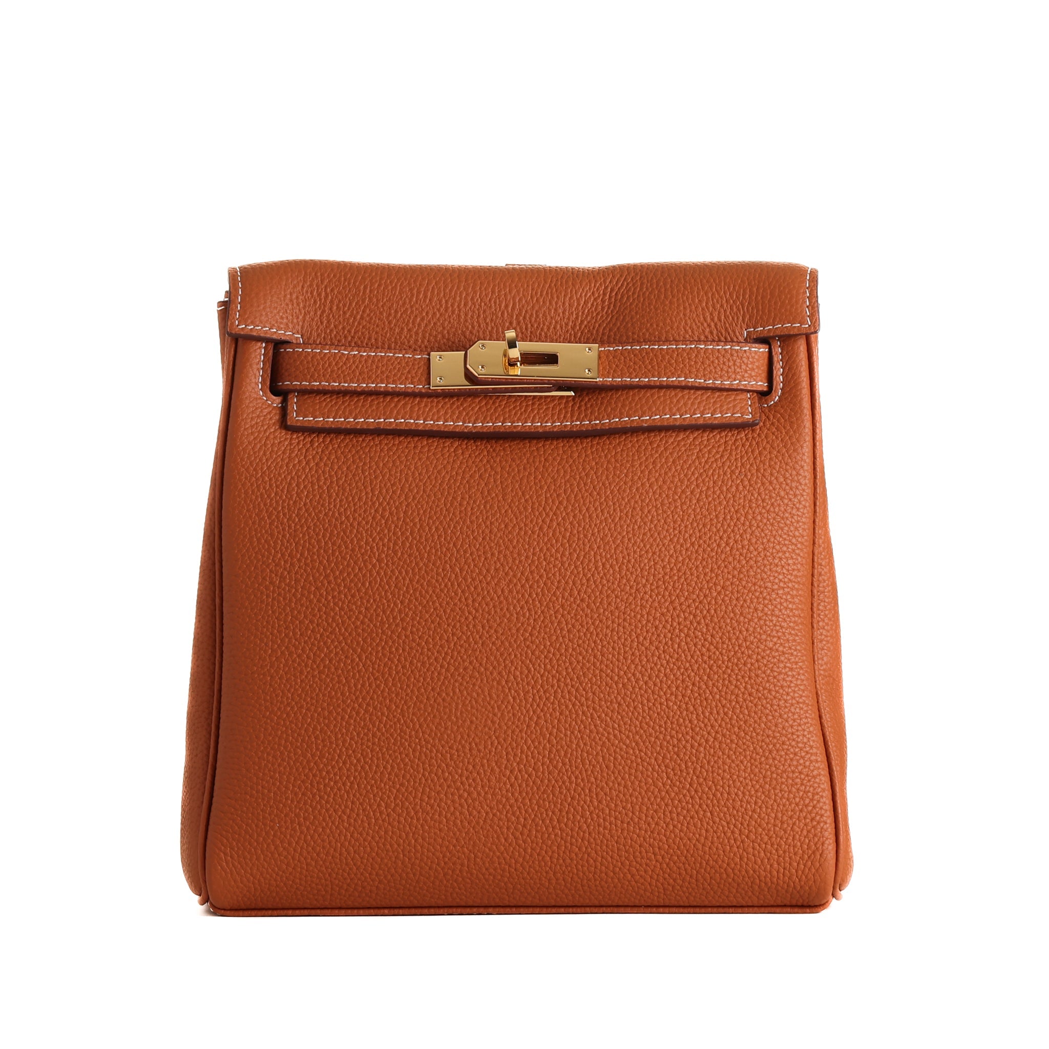 Fernanda Leather sac à dos 22 - Camel