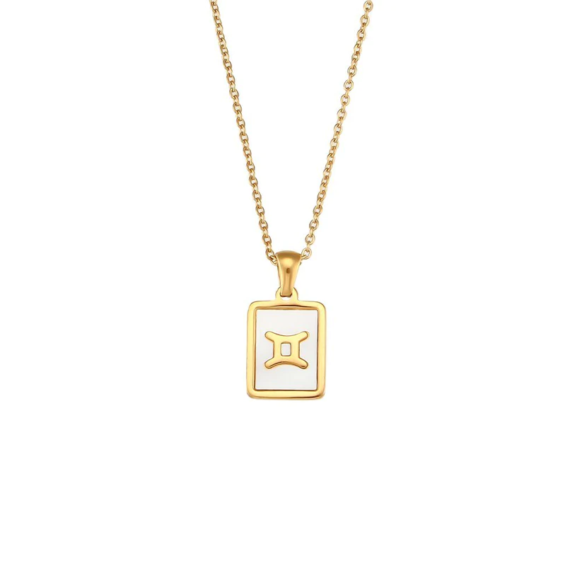 Collier signe astrologique Gémeaux