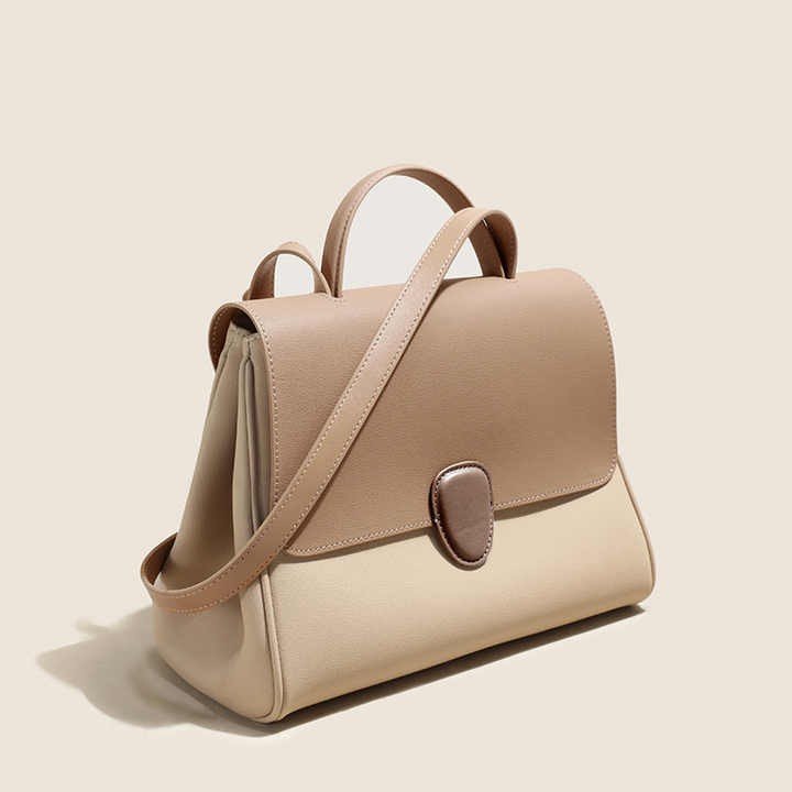 Sac à main en cuir Gisèle 28 - arachide