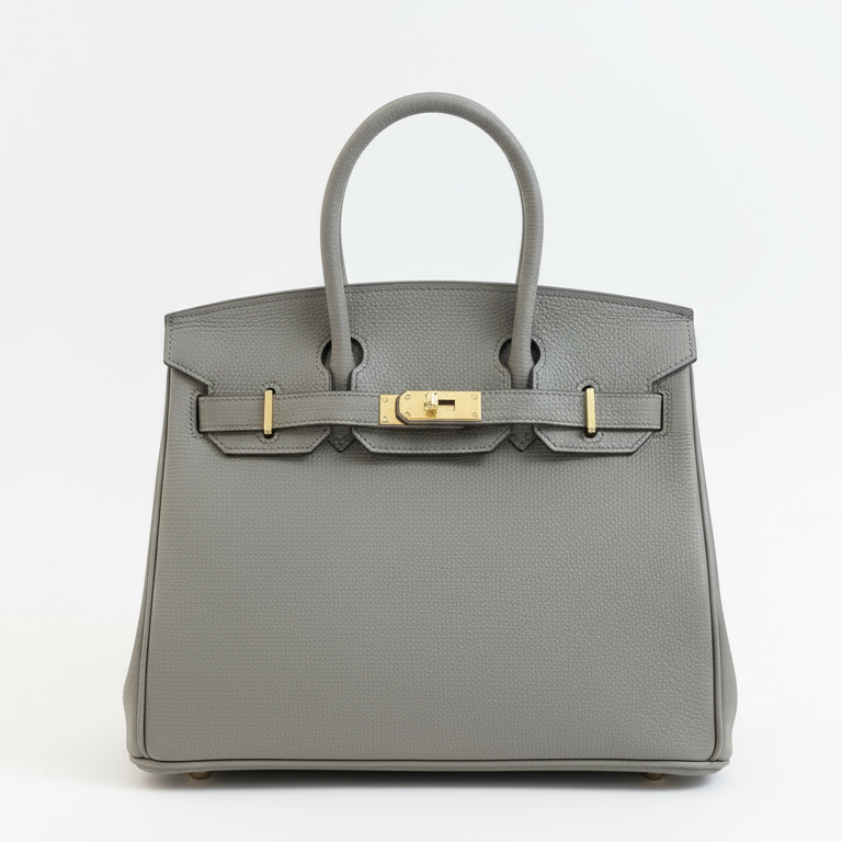 Joelle Läder Handväska 30 - Iron Grey