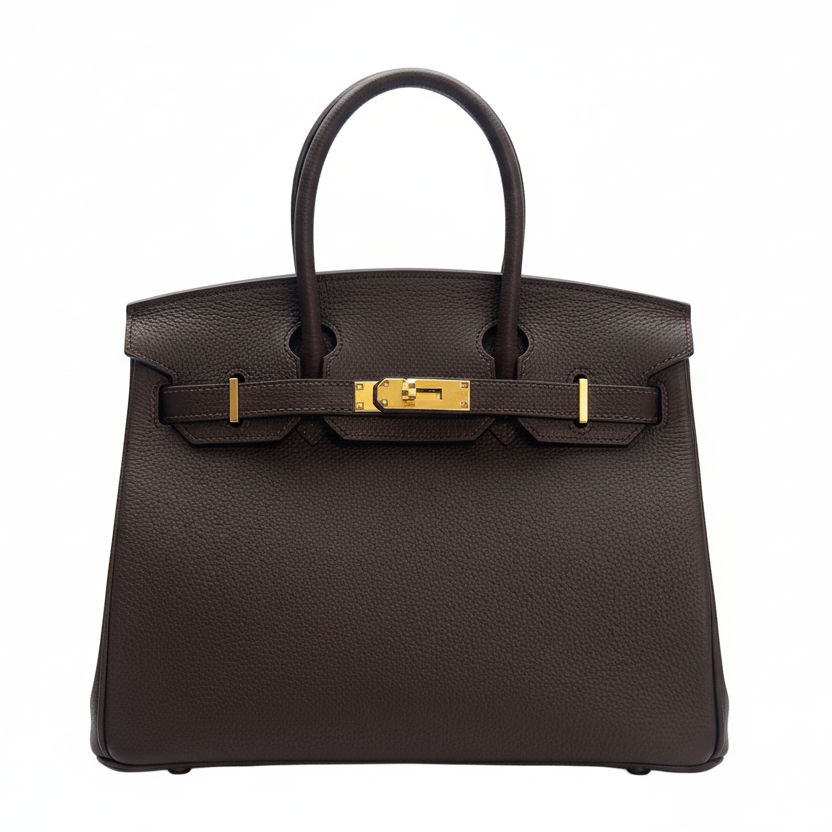 Joelle Leder Handtasche 30 - Schwarz