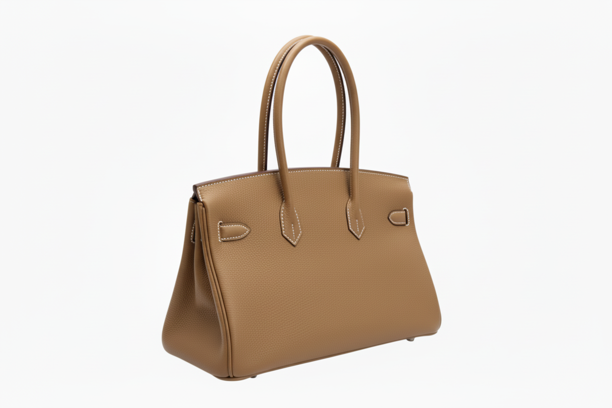 Viktoria Läder Handväska 40 - Khaki